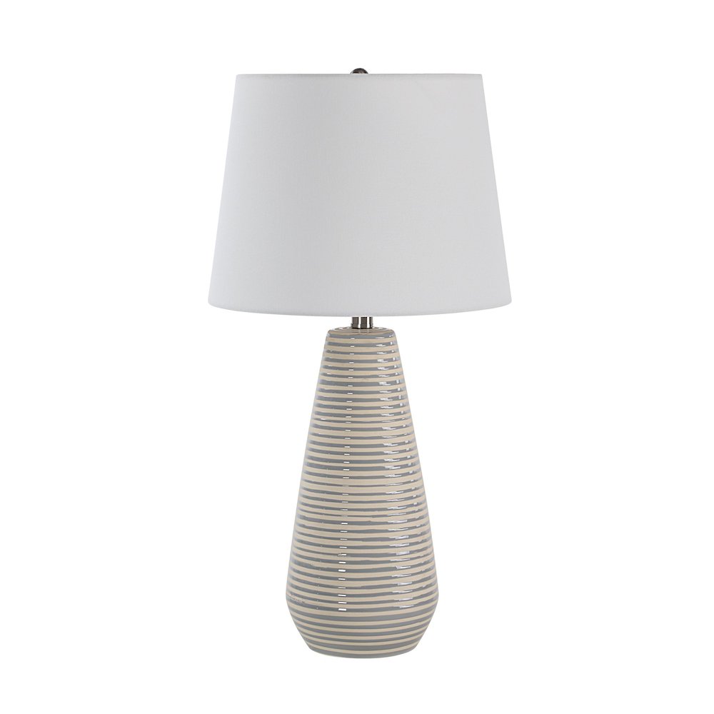 Pera 26.25" Height Table Lamp, Grey. Picture 1