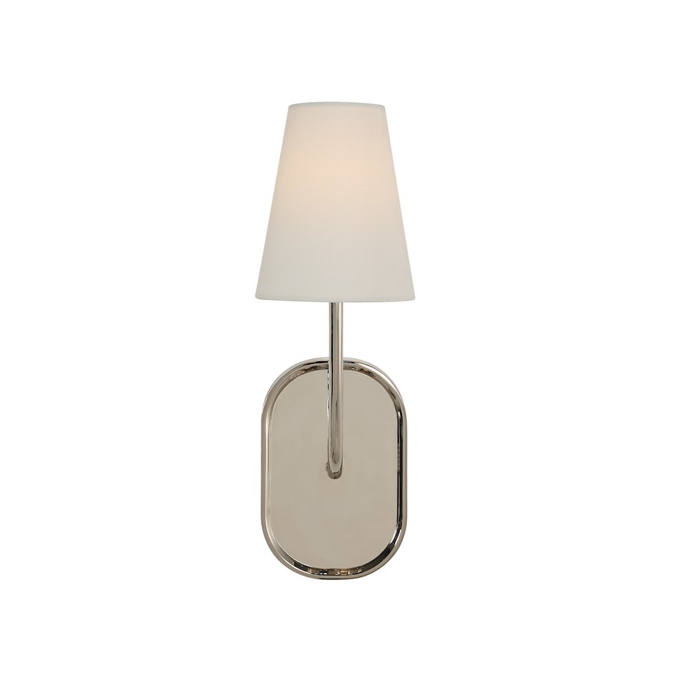 Annona 15.75" Height Wall Sconces, Polished Nickel. Picture 5