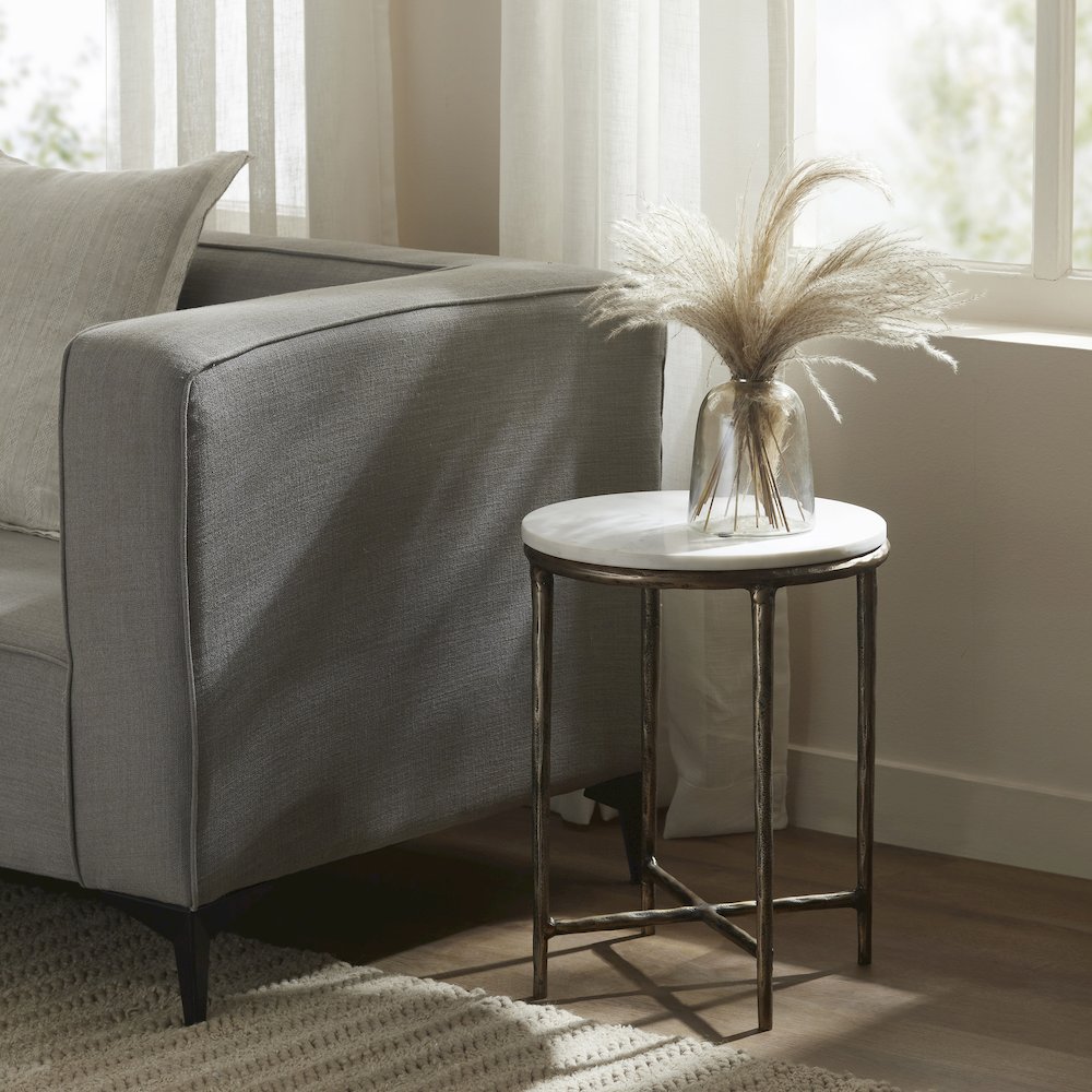 Pearson Side Table In Brown Color. Picture 2