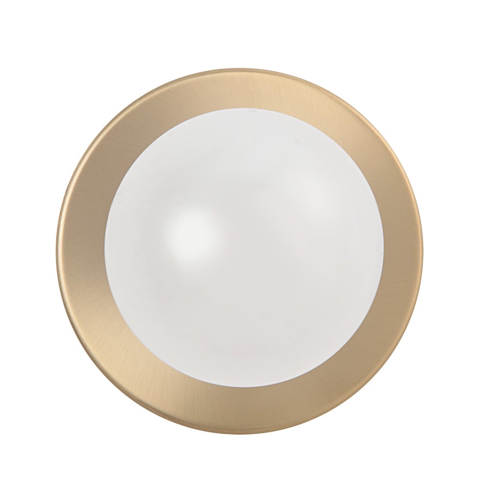 Dania 5" Burnished Brass 1-Light Wall Sconce. Picture 1