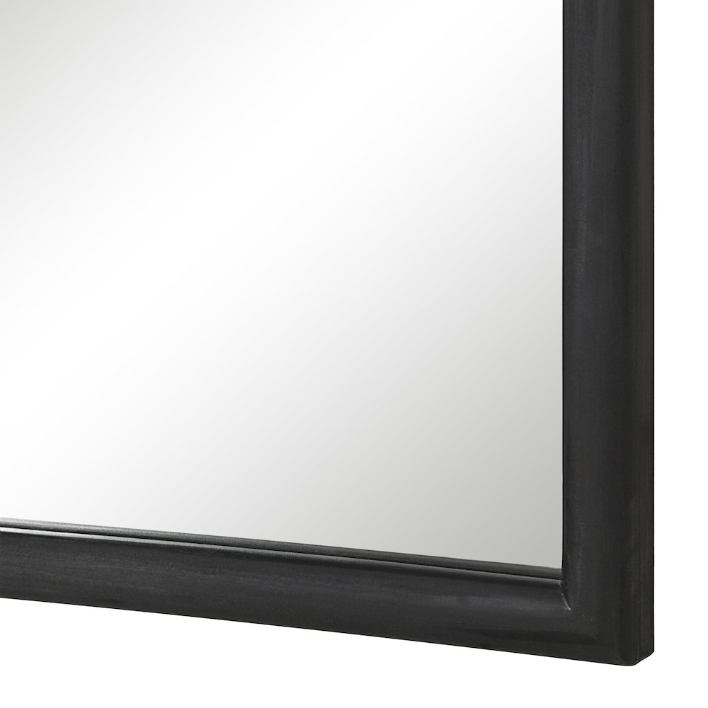 Olfito 24" H x 18" W Wall Mirror, Black. Picture 5