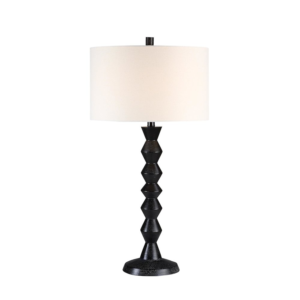 Tulum 32" Height Table Lamp, Black. Picture 3