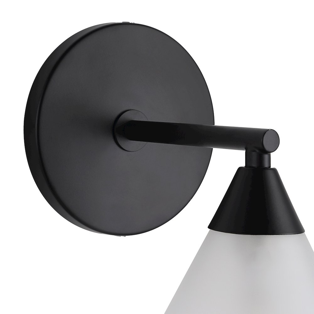 Lola Wall Sconce In Black Color. Picture 4