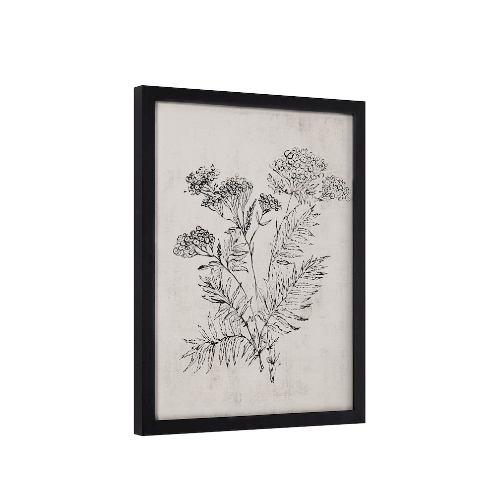 Basset 18" Wide Wall Art With Wood Frame, Painted Black. Picture 10
