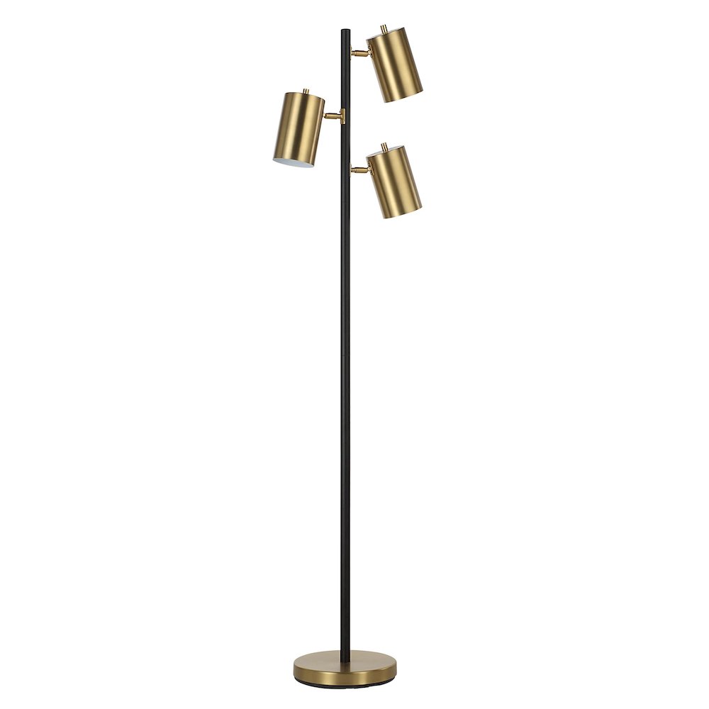 Mosaic 63.5" Height Floor Lamp, Yellow. Picture 3