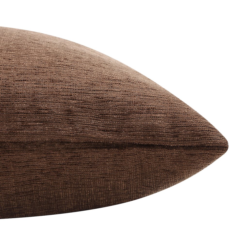 Ferro 20X20 Indoor Pillow, Brown. Picture 5