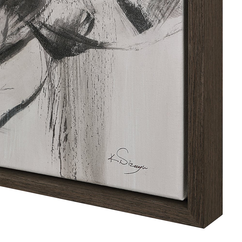 Evelyne 48" H x 36" W Canvas Art, White. Picture 6