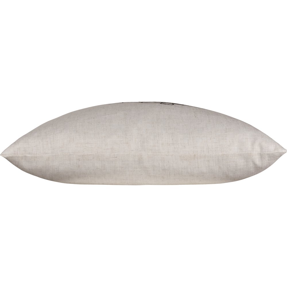 Knot 22 X 22 Indoor Pillow, Black. Picture 2