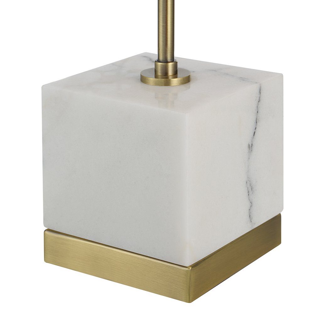 Volos 27" Length Table Lamp, White. Picture 6