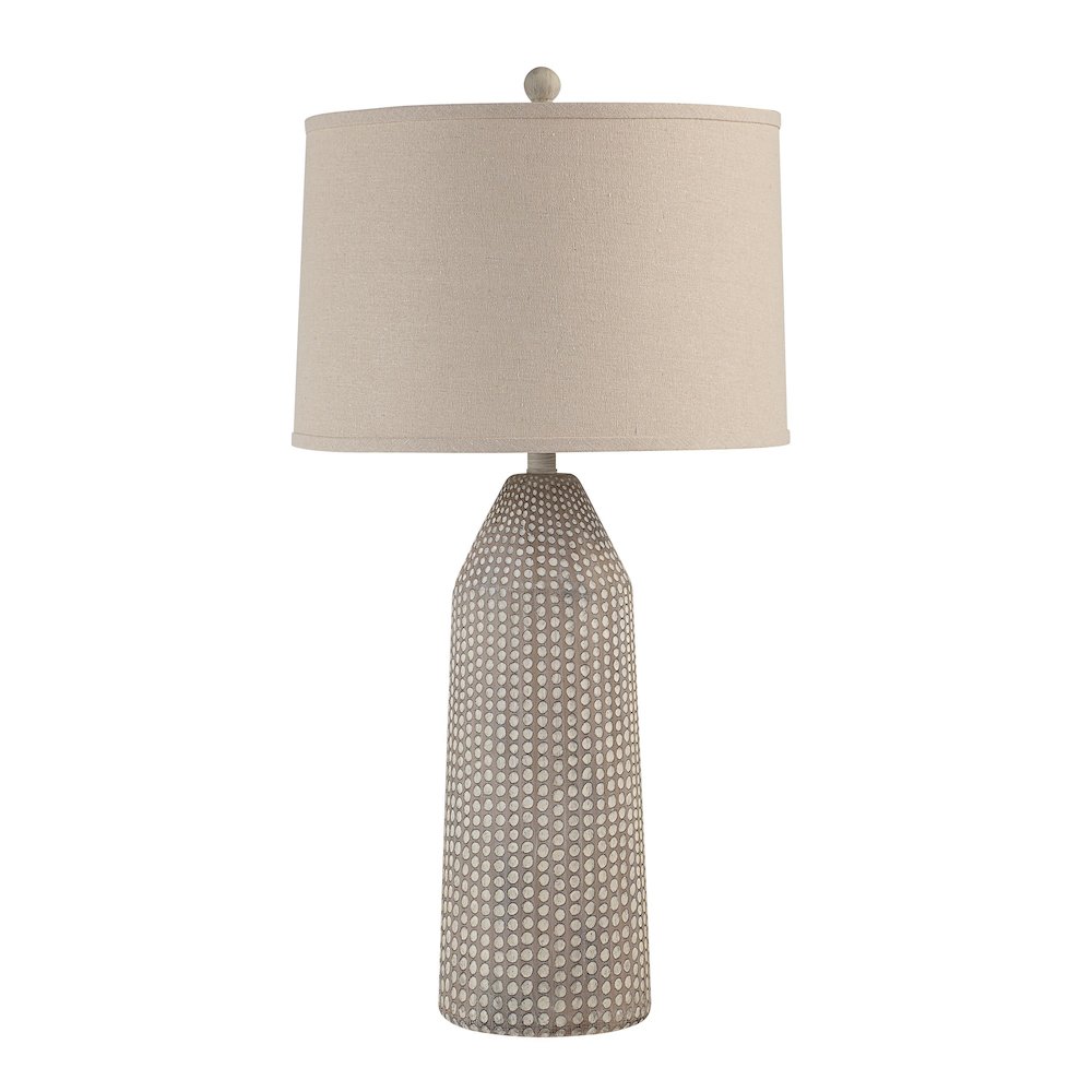 Lechuga 32.5" Height Table Lamp, Cream. Picture 1