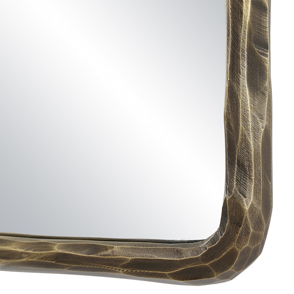 Ivory Wall Mirror In Yellow Color. Picture 5