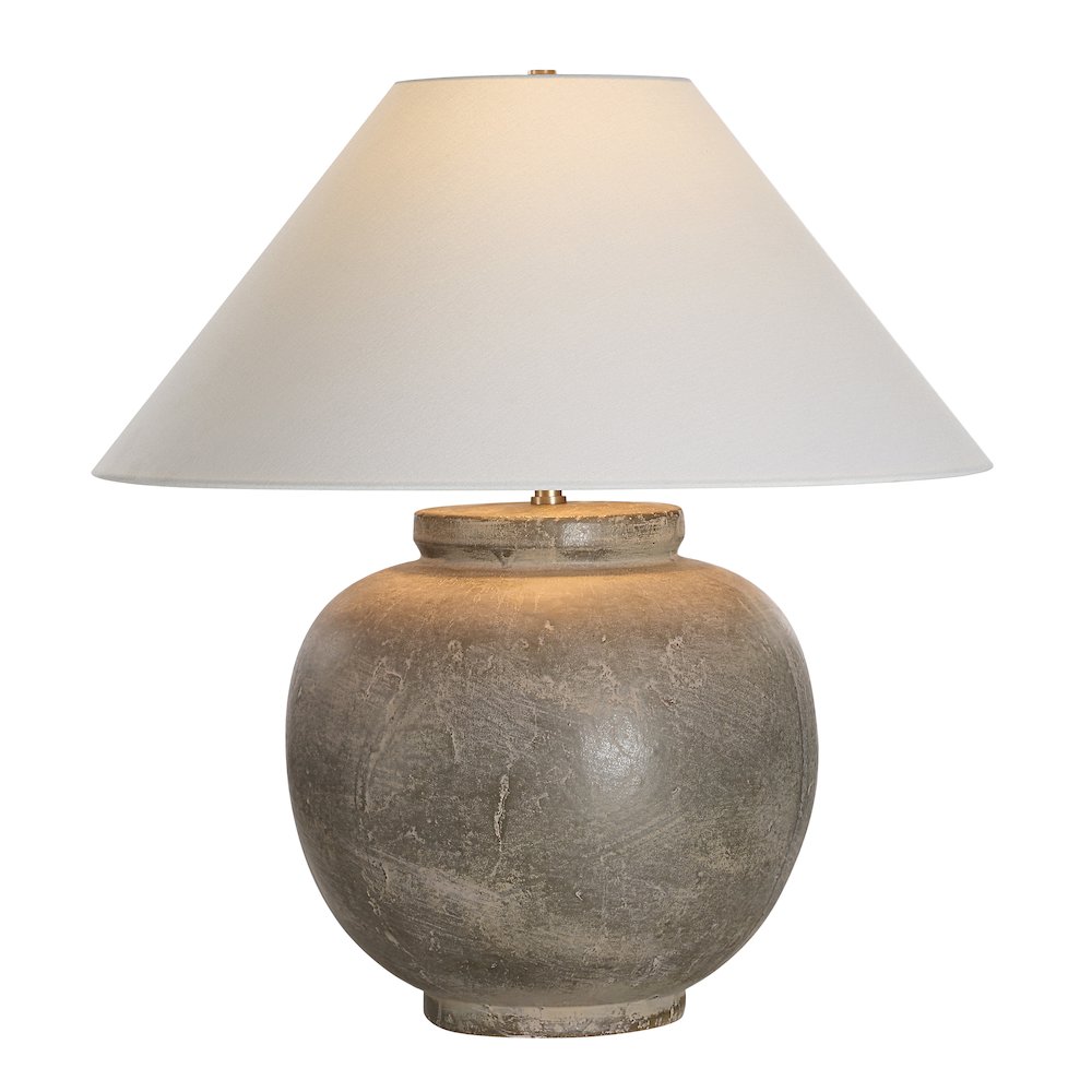 Olivia Table Lamp In Green Color. Picture 4