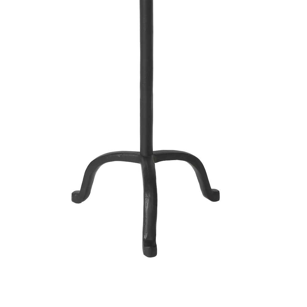 Agra Candle Holder, Matte Black. Picture 5