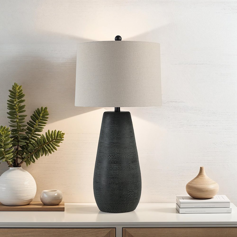 Cipria 31.5" Height Table Lamp, Black. Picture 2