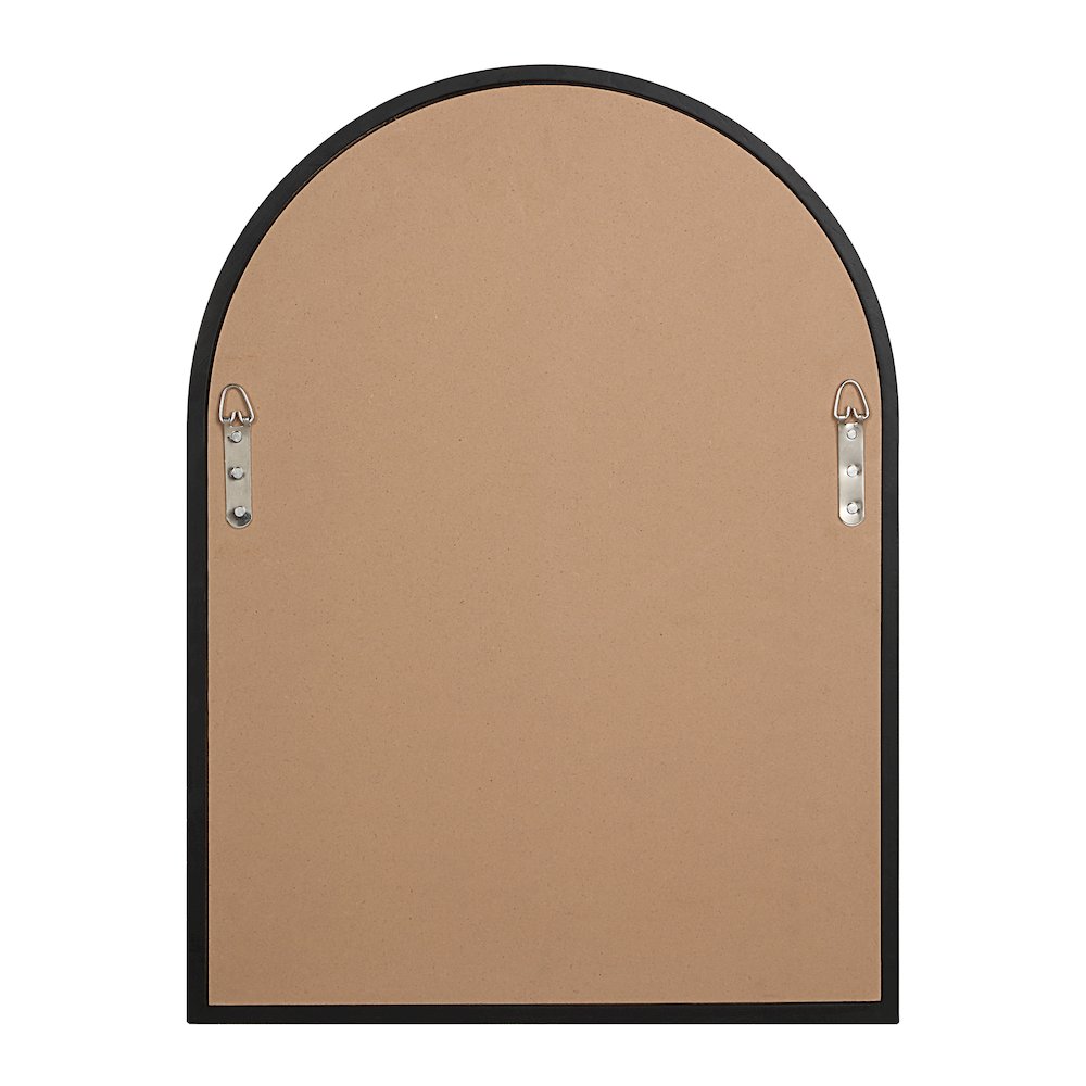 Olfito 24" H x 18" W Wall Mirror, Black. Picture 4