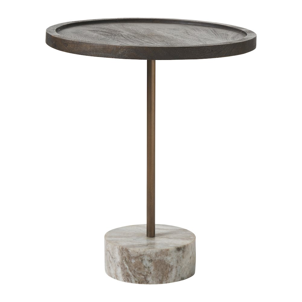 Braiden 21" Height Table, Brown. Picture 1