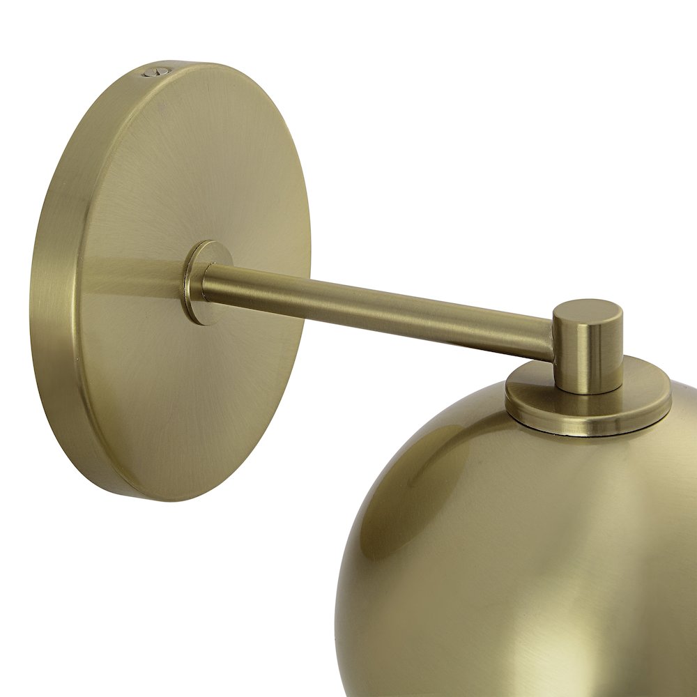 Mattia 7.5" Burnished Brass 1-Light Wall Sconce. Picture 3