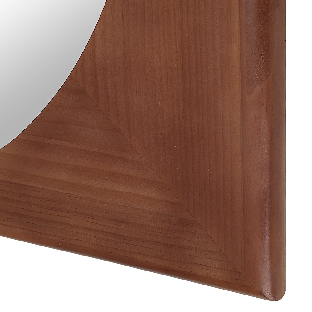Sitia 68" H x 30" W Wall Mirror, Brown. Picture 5
