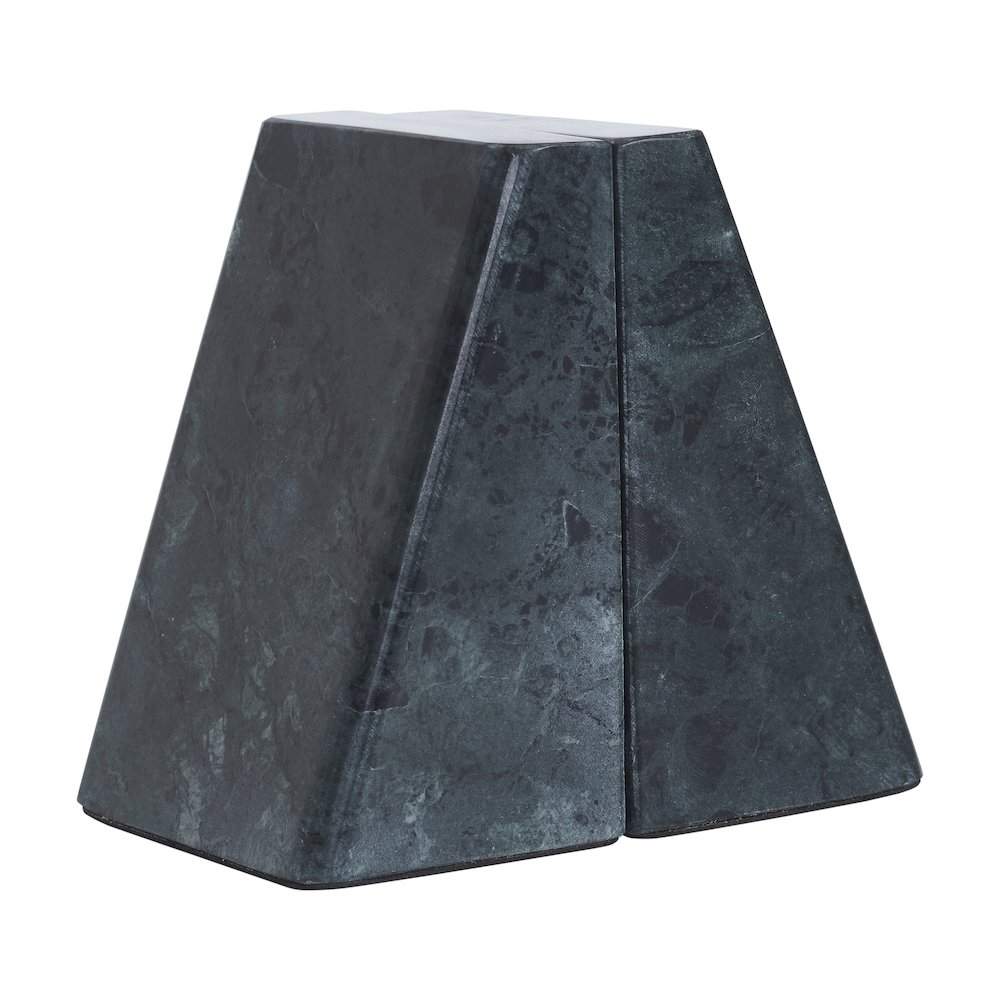 Poema Bookends, Green Sanwar Marble. Picture 2