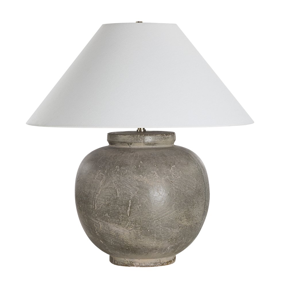 Olivia Table Lamp In Green Color. Picture 1