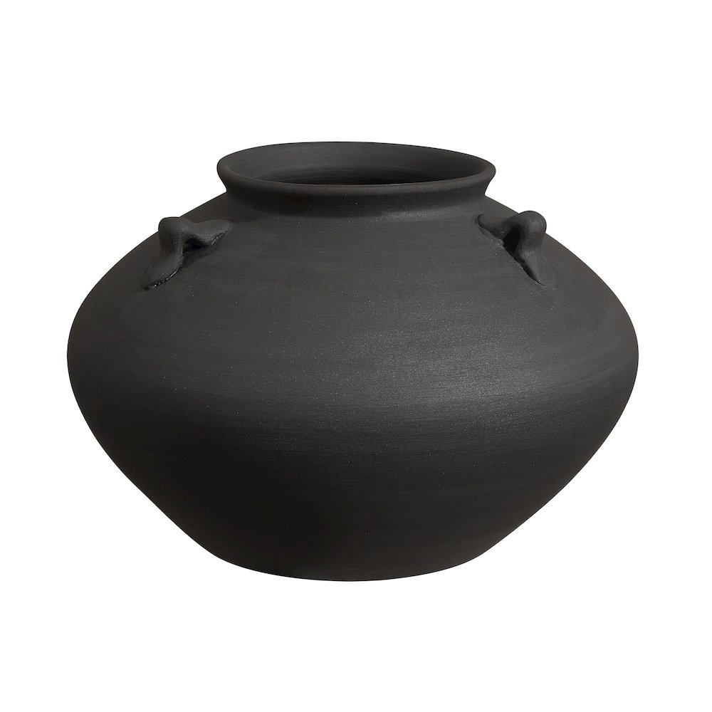 Asher Indoor Vase, Black. Picture 5