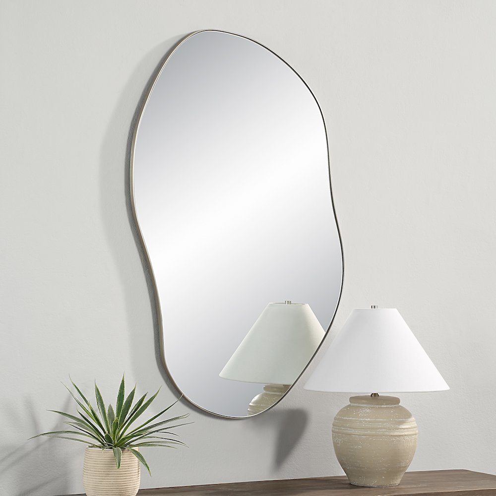 Javelin Wall Mirror In Grey Color. Picture 2