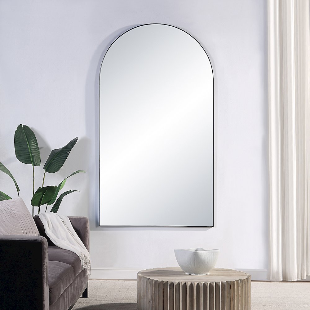 Farida 46 x 82 Arch Framed Mirror. Picture 2
