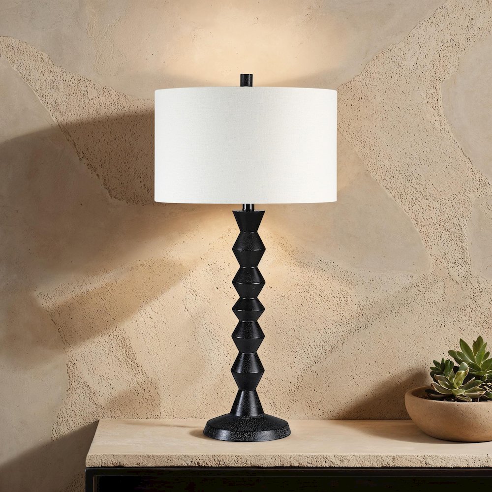 Tulum 32" Height Table Lamp, Black. Picture 2