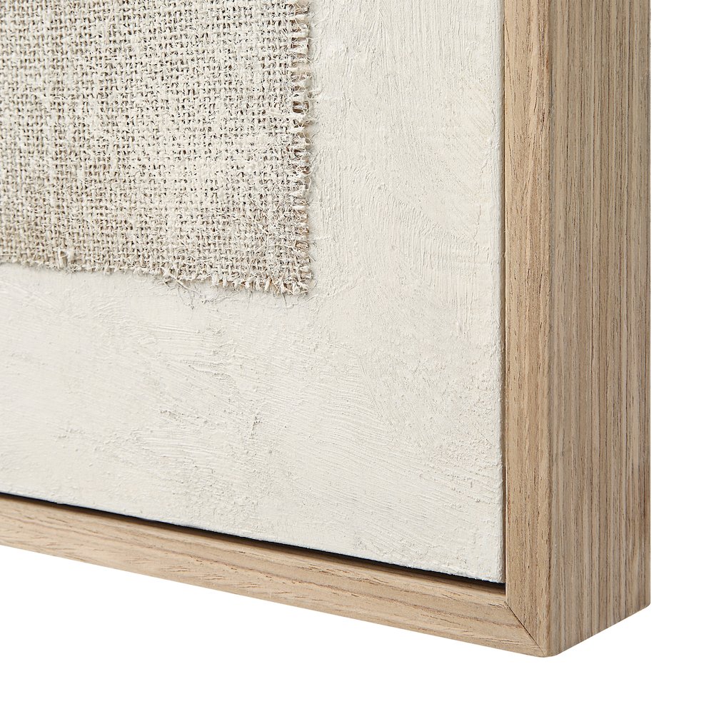 Picardy 60.3" Wide Wall Art With Wood Frame, Oak. Picture 6