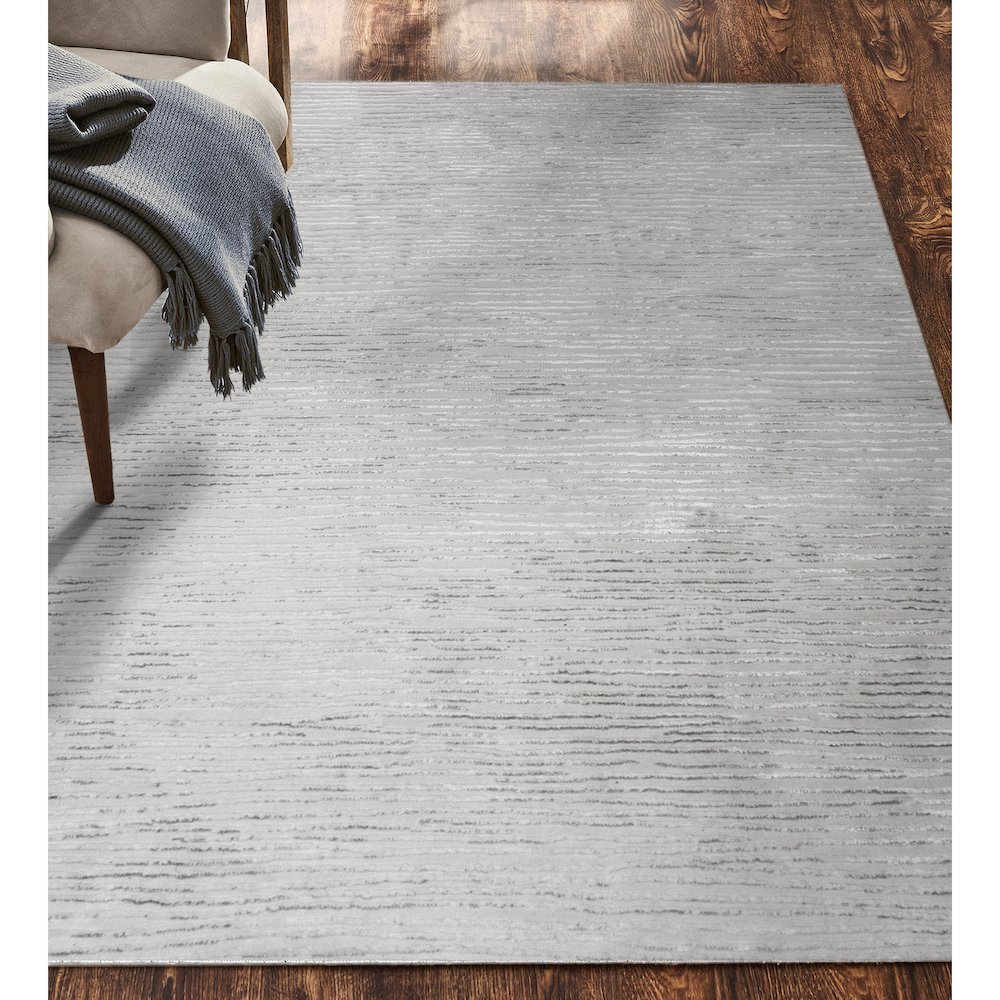 CAMILA LIGHT CREAM/ LIGHT GREY 3 x 10 Indoor Rug. Picture 2