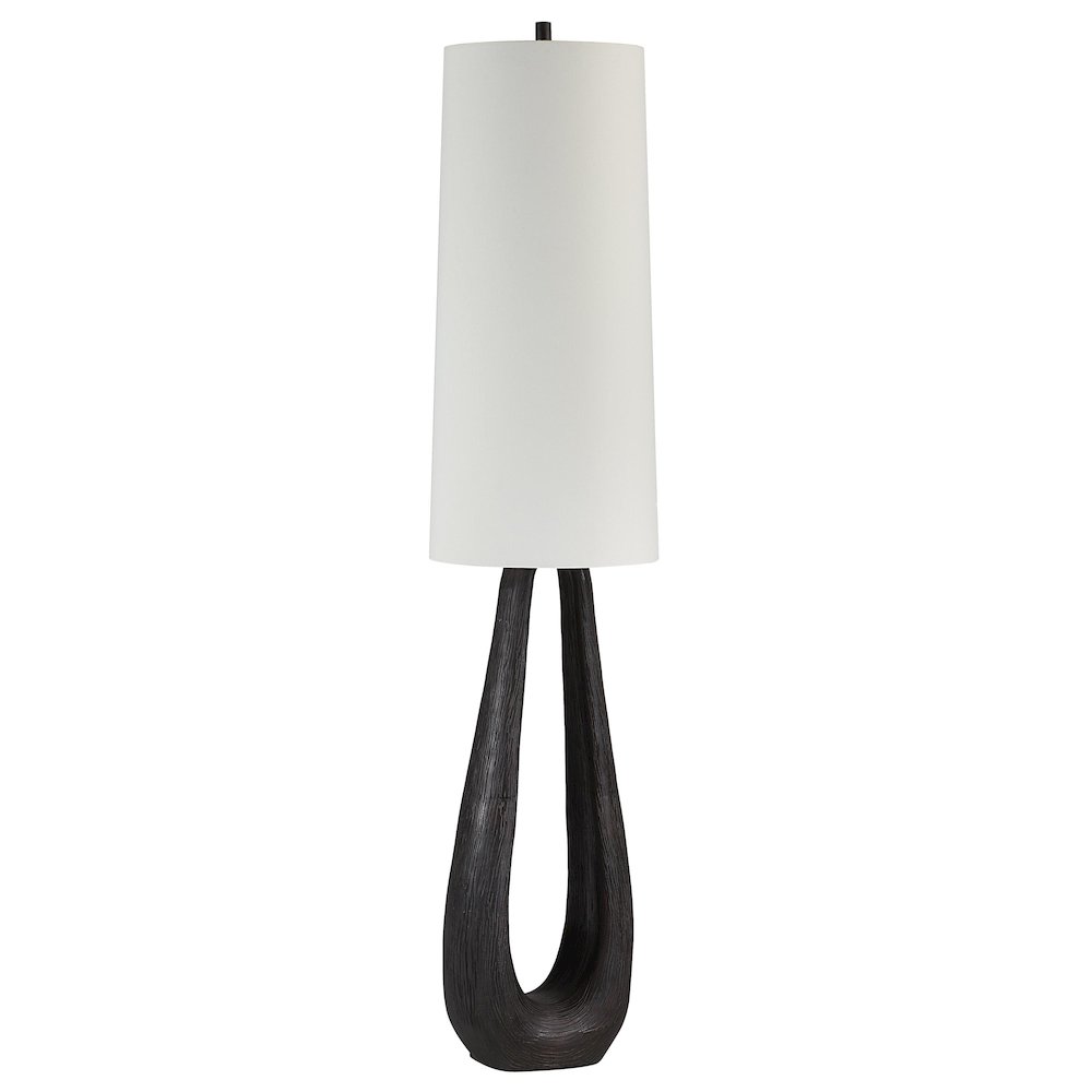 Cornelia 62.5" Height Floor Lamp, Brown. Picture 3