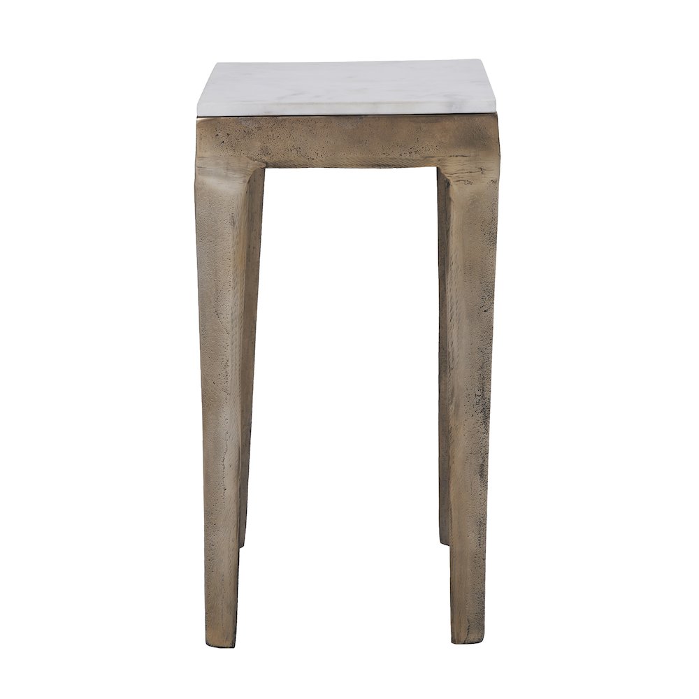 Abby Side Table In Cream Color. Picture 1
