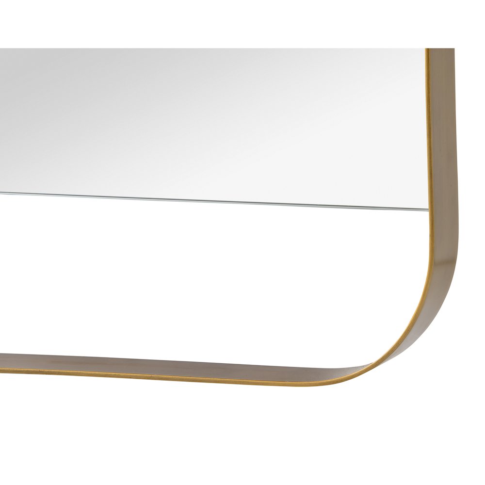 Zariyah 20 in. x 38 in. Rectangular Framed Mirror. Picture 5