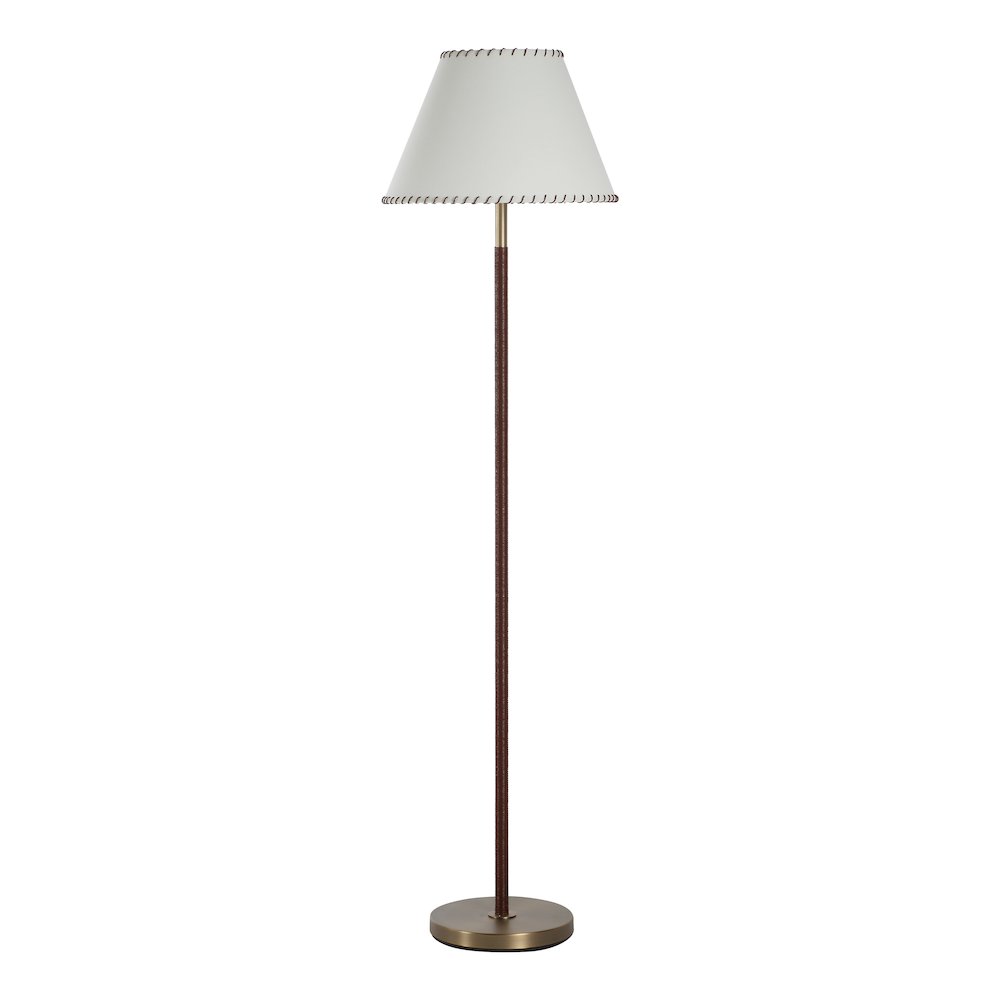 Elea 61.0" Height Floor Lamps, Dark Antique Brushed Brass. Picture 1