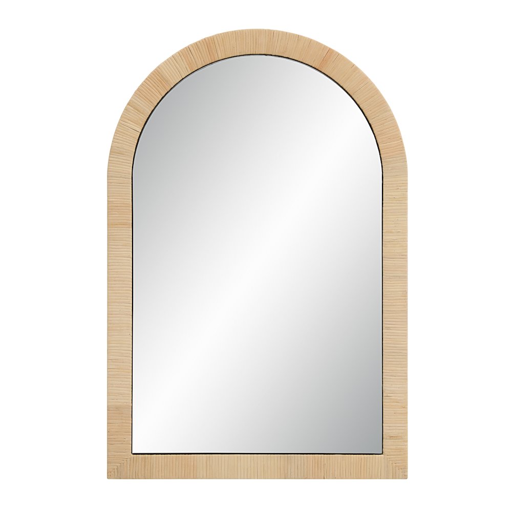 Tally 36" Tall Arch Rectangular Mirror, Natural. Picture 1