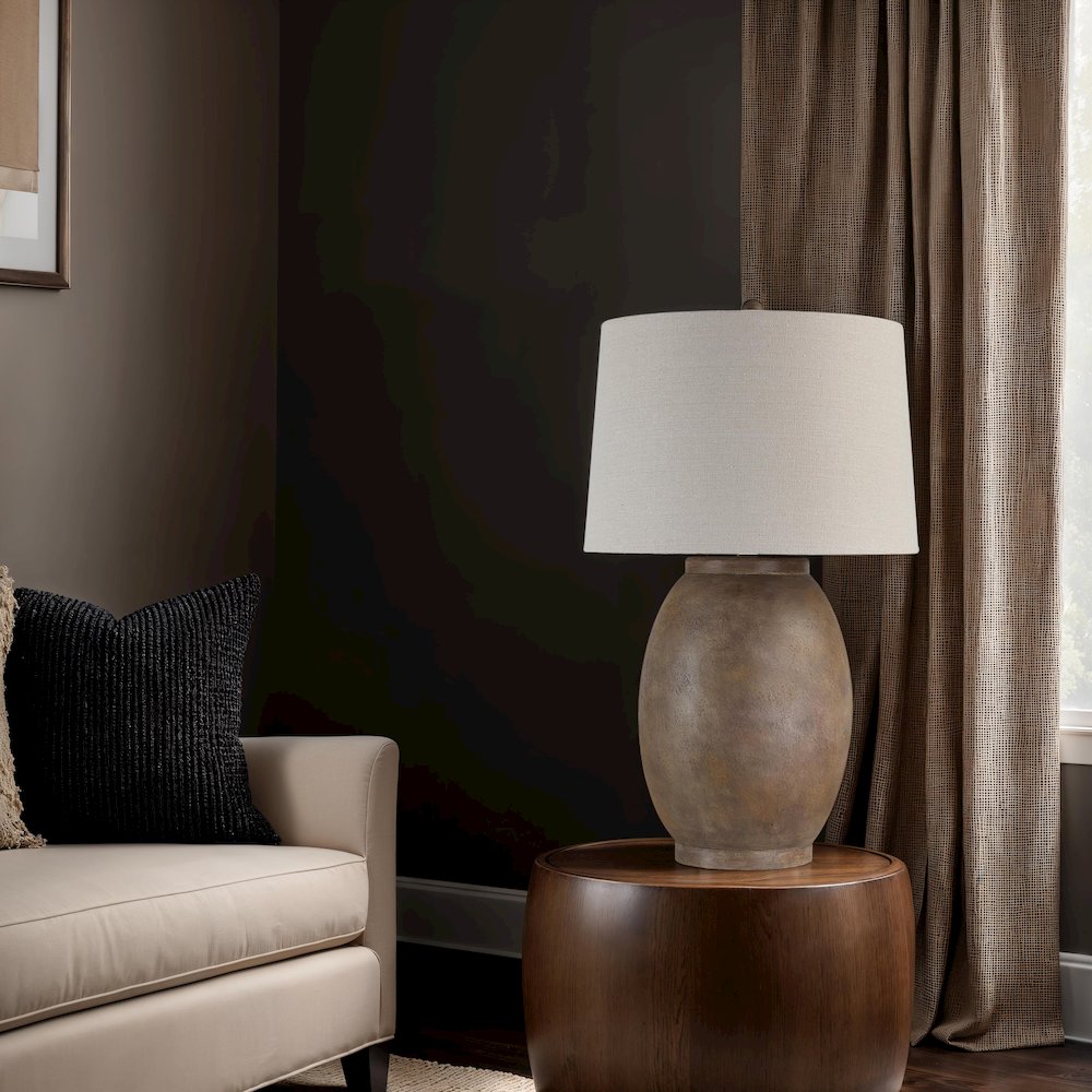 Naima 31" Height Table Lamp, Brown. Picture 2