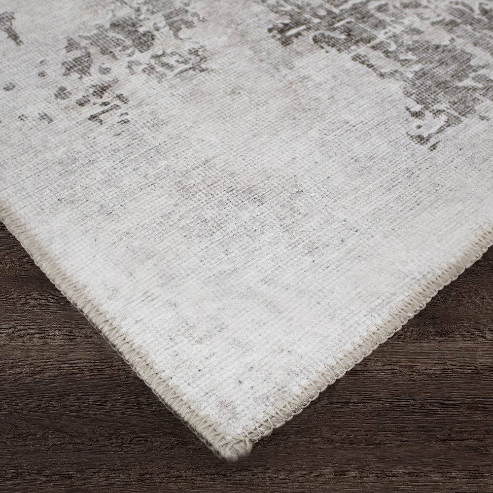 Chloe 10’ X 13’1" ft Handwoven Indoor Rug, Grey. Picture 2