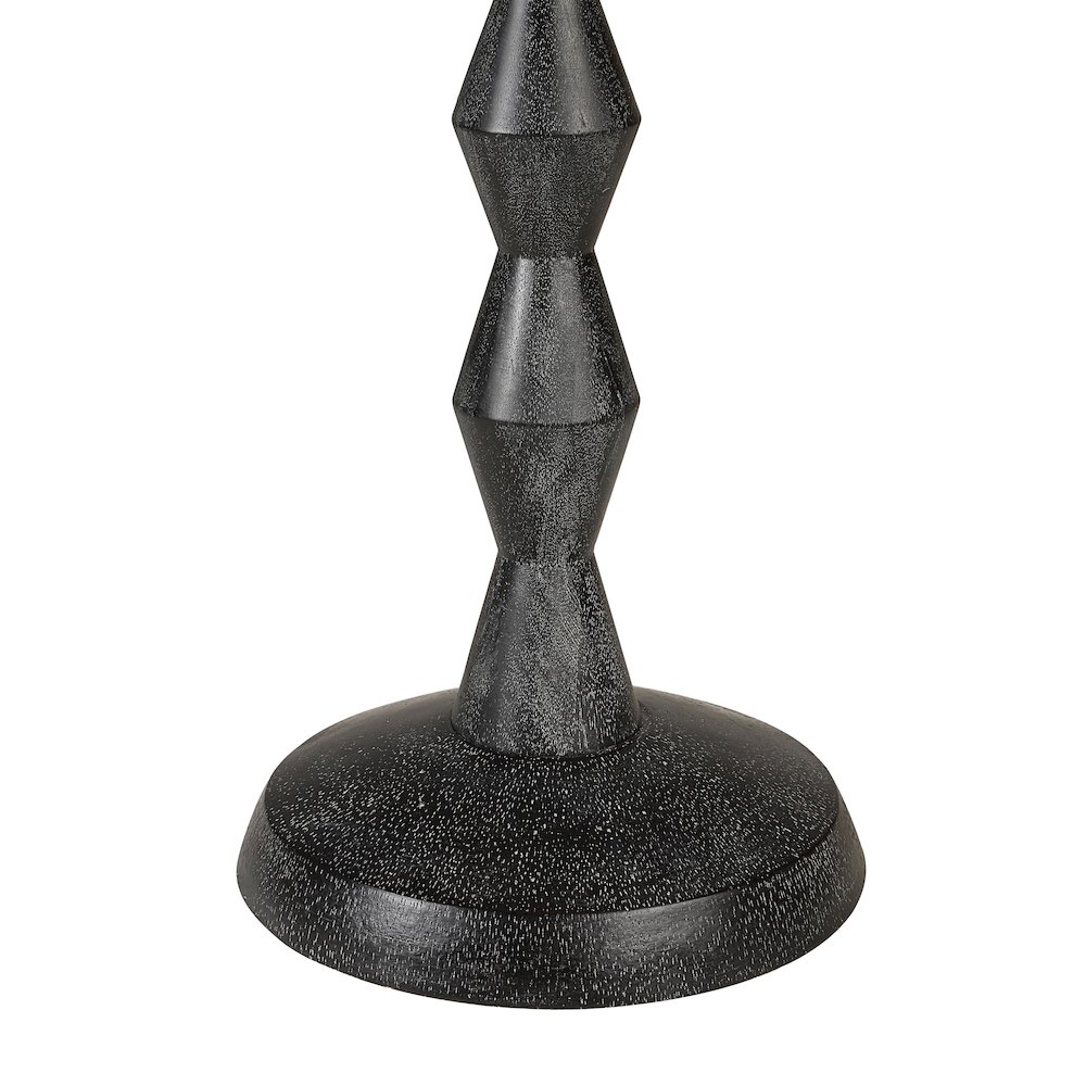 Phyllis 75.75" Height Floor Lamp, Black. Picture 3