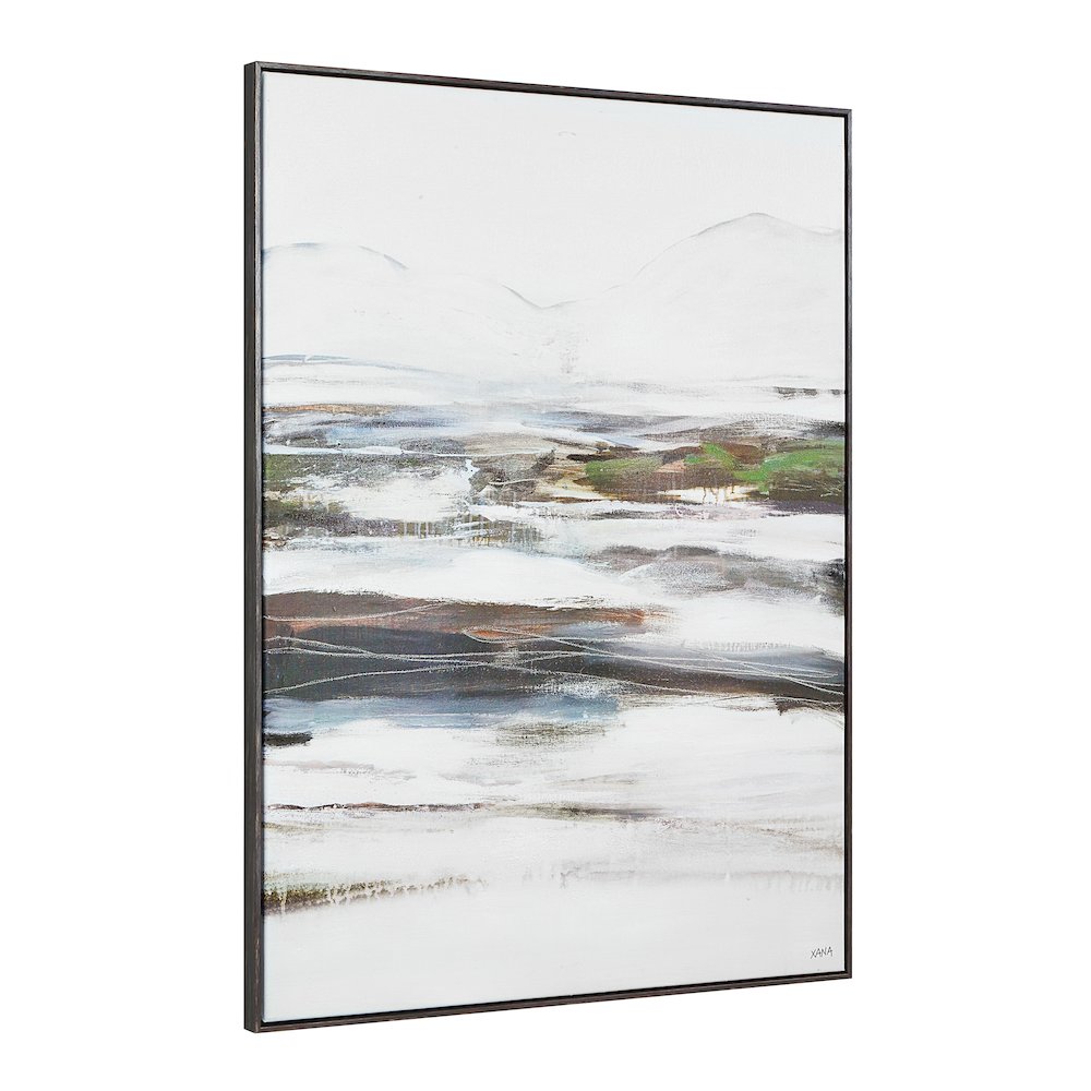 Danae 48" H x 36" W Canvas Art, White. Picture 2