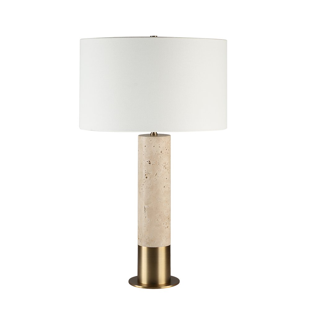 Amadora 27.75" Height Table Lamp, Beige. Picture 1