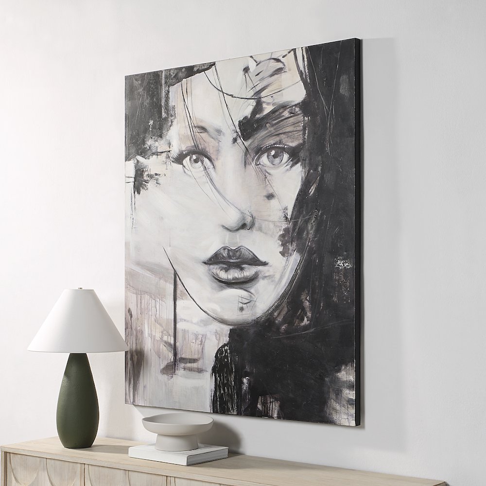 Chrysantine Rectangle Canvas Art. Picture 2