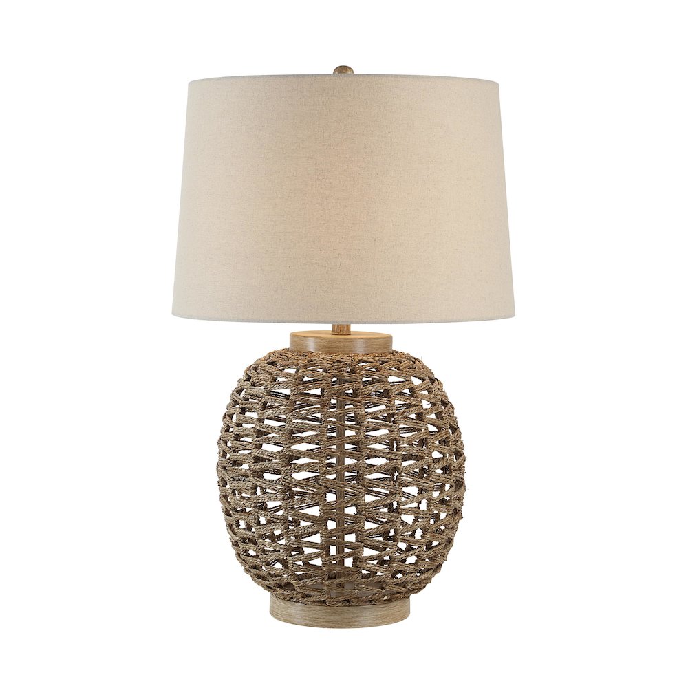 Noa 29" Height Table Lamp, Brown. Picture 3