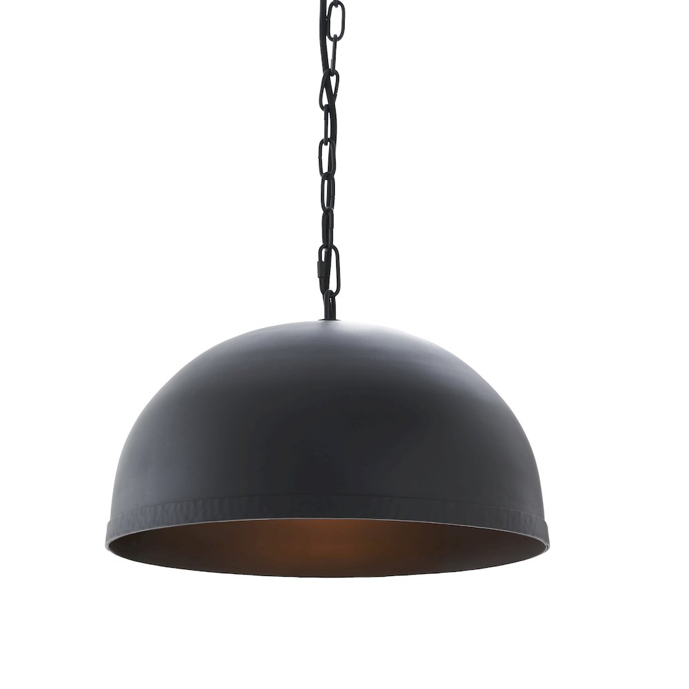 Kochi 15.25" Wide 1-Light Chandelier, Matte Black. Picture 3