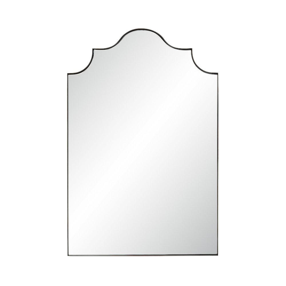 Romina 36" H x 24" W Wall Mirror, Aged Brass. Picture 1