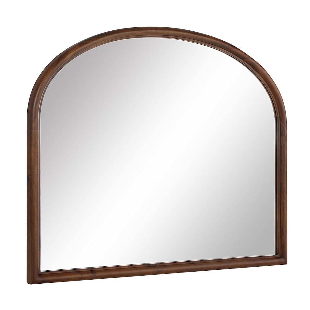 Kindra 40" H x 50" W Wall Mirror, Brown. Picture 3