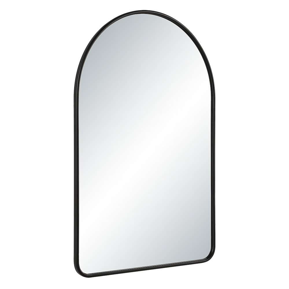 Cascais 36" H x 24" W Wall Mirror, Black. Picture 3