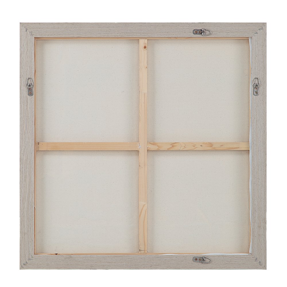Heleni 30" Wide Canvas Art With Wood Frame, Cream. Picture 4