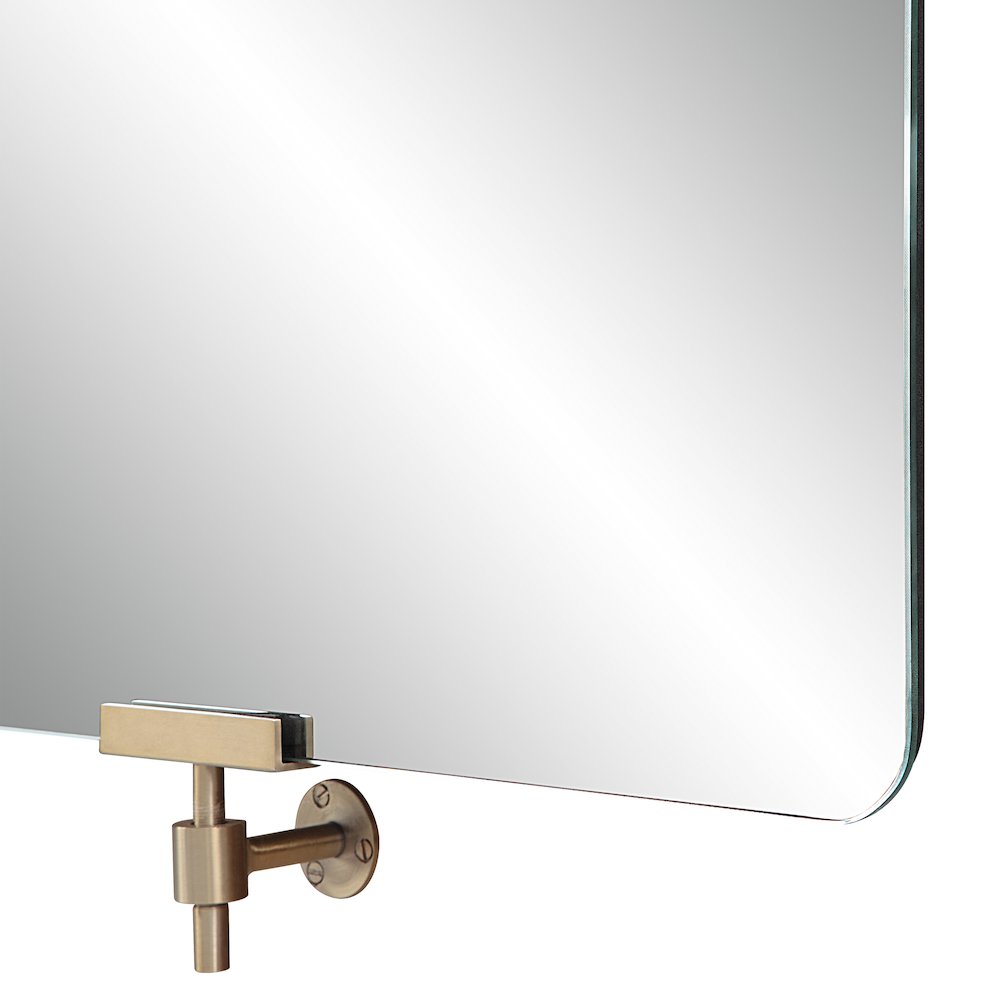 Sodalite 40" Tall Rectangular Mirror. Picture 5