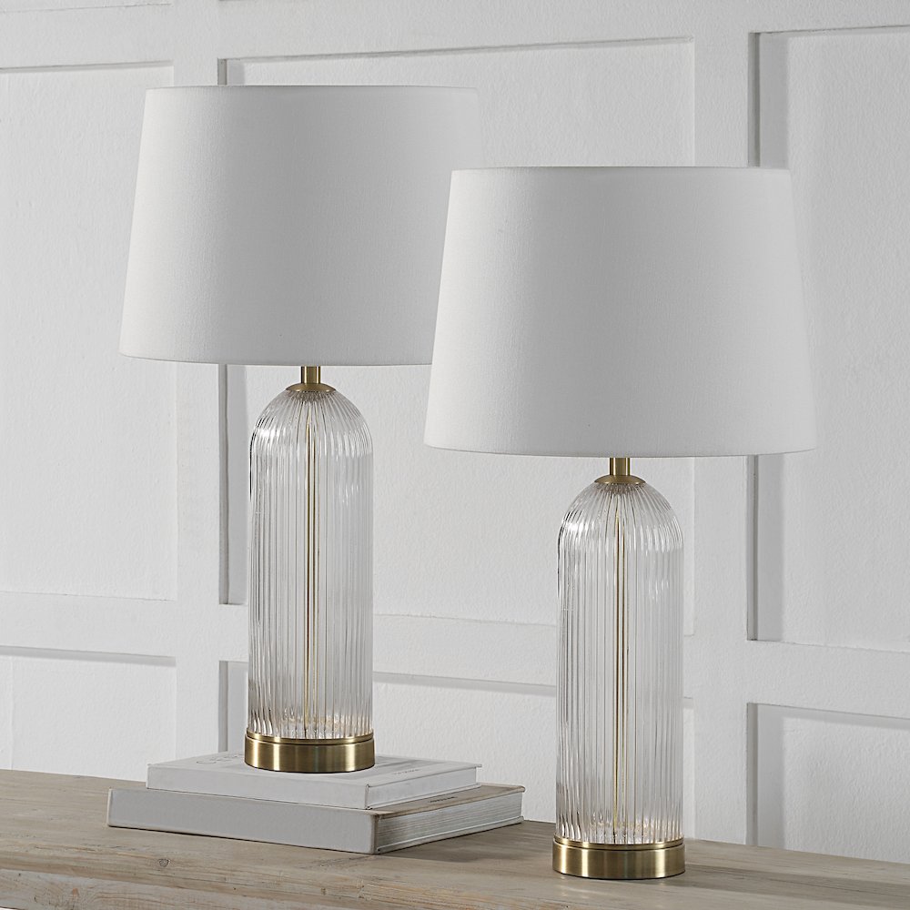 Ocala Table Lamp- Set Of Two In Yellow Color. Picture 2