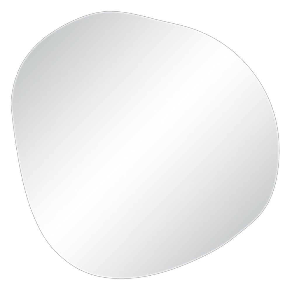 Lunaria 45" Tall Irregular Round Mirror. Picture 1
